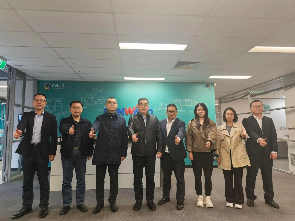 昭通工控集团总经理王福铸率队调查GA黄金甲智能澳大利亚子公司